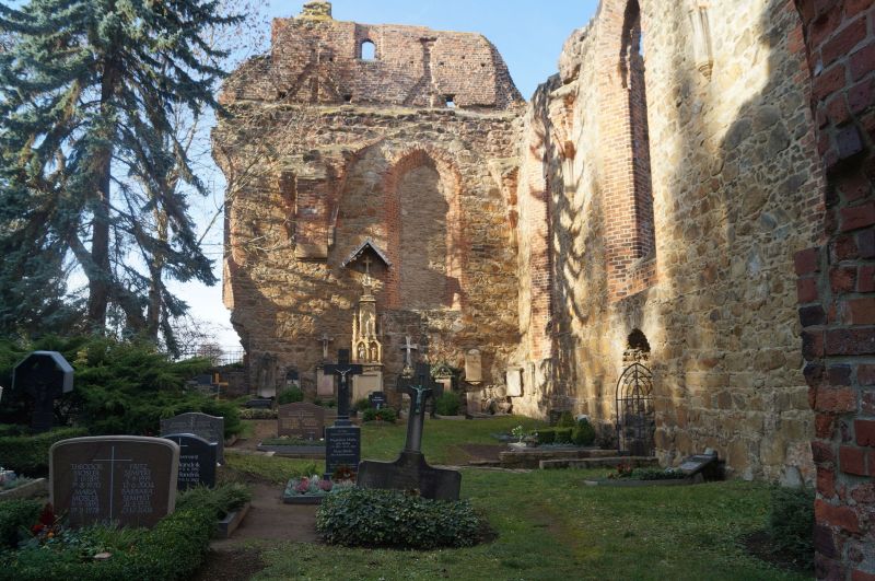 Ruiny kościoła św. Mikołaja w Budyšinie (niem. Bautzen)
